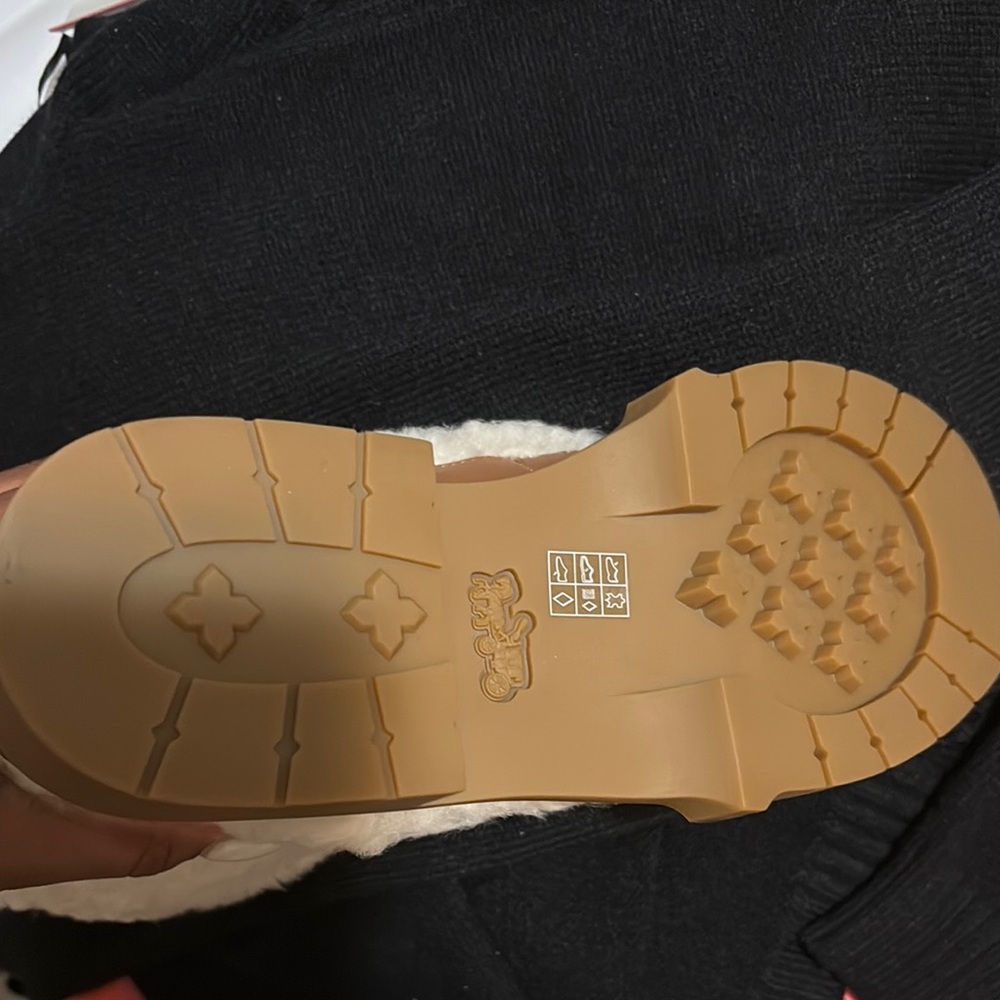 Coach Brown Winter Rain Boots - Picture 3 of 3